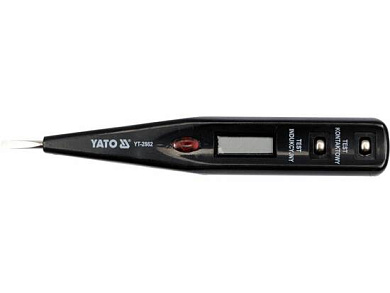 Пробник-отвертка индикаторная LCD (YT-2862) YATO