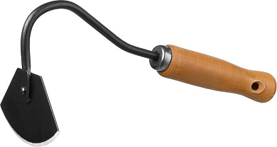 Мотыжка радиусная "PROLine" с деревянной ручкой, , 65х115х275мм (421513) GRINDA