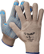 ЕНИСЕЙ, размер L-XL, перчатки утепленные акриловые с ПВХ покрытием (точка). (11463-XL) ЗУБР