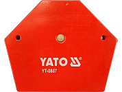 Струбцина магнитная для сварки 111х136х24мм (34кг)(YT-0867) YATO