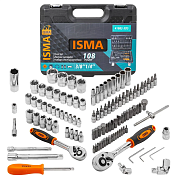 Набор инструментов 108пр. 1/4'' 3/8'' (6гр.)(4-22мм)(ISMA-41082-5DS) ISMA