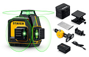 Нивелир лазерный "SL-3D #2", 50м, точн. +/-0,5 мм/м, сум. (34963-2) STAYER