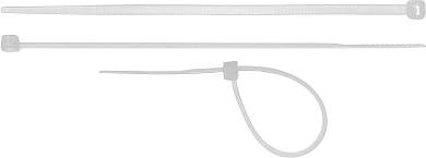 Хомут-стяжка белый ХС-Б, 4.8x500 мм, 100шт. нейлоновые, (3786-48-500) СИБИН