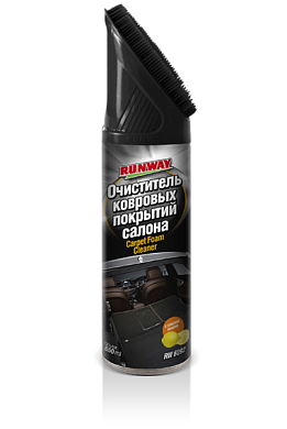Очиститель ковровых покрытий салона 650 мл. аэрозоль (RW6092) RUNWAY