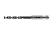 Сверло по металлу ц/х 4.0х43х98 мм, HSS, хв. HEX 1/4", класс A1 "IMPACT READY" (29603-4) STAYER
