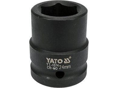 Головка ударн. 3/4" 24мм, L=50мм, 6гр. CrMo (YT-1074) YATO