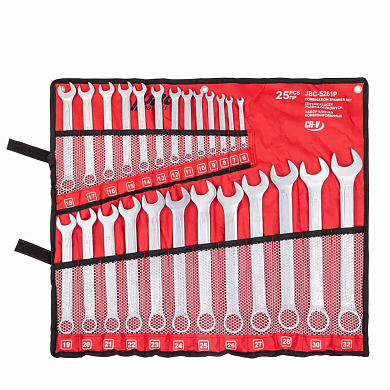 Набор ключей комбинированных 25пр. (JBC-5261P) JBC