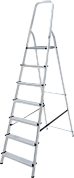 Лестница-стремянка алюм.  7 ступ. 147/219см, 4.9кг Новая высота NV 111, (1110107)