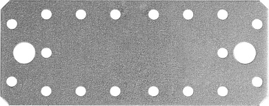Пластина крепежная 140х55x2мм оцинкованная 1шт. (310236-140-55) ЗУБР