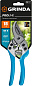 Секатор с эргономичными алюминиевыми рукоятками, плоскостной, 190 мм, P-27 PROLine (423427) GRINDA фото3