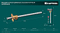 Рейсмус высокоточный разметочный 150мм (34291) KRAFTOOL фото11