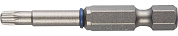 Бита TORX T10 L= 50мм, торсионная кованая, C 1/4" "ЭКСПЕРТ", 2шт. (26015-10-50-2) ЗУБР