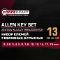 Набор ключей шестигранных, 13пр. 2-19мм (FK-5137C) FORCEKRAFT фото6
