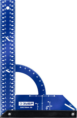 Угольник мебельный разметочный "Система-32" (34398-30) ЗУБР