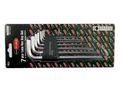 Набор ключей шестигранных длинных 7пр. (2.5, 3-6, 8, 10мм)(RF-5072L) RockFORCE