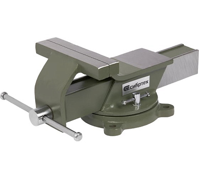 Тиски слесарные, стальные, 150 мм, поворотные (18620) Сибртех