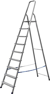 Лестница-стремянка алюминиевая, 9 ступеней, 187 см (38801-9) СИБИН