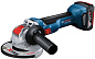Угловая шлифмашина аккум. GWX 18V-10 X-LOCK Solo (18В,2х5.0А/ч,125мм,L-BOXX)(0 601 7B0 102) BOSCH фото2