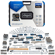 Набор инструментов 202пр. 1/4" 3/8" 1/2"(Sch-42022-5) Scheppach