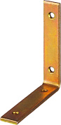 Уголок мебельный узкий УМ-4.0, 100х100х20x4мм, желтый цинк, (31031-100) ЗУБР