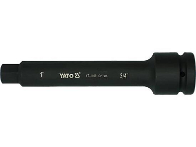 Головка-переходник ударный 1(F)x3/4"(М)  L250мм CrMo (YT-1169) YATO