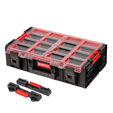 Ящик для инструментов QBRICK System ONE Organizer 2XL 2.0 + 2 Connect Adapters (черный)