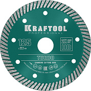 Диск алмазный сегментированный Turbo, 125мм, 22.2мм, 10х2.4мм (36682-125) KRAFTOOL