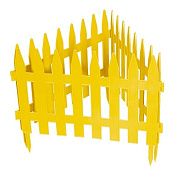 Забор декоративный "Рейка", 28х300 см, желтый (65000) PALISAD