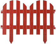 Забор декоративный "ПАЛИСАДНИК", 28x300см, терракот (422205-T) Grinda