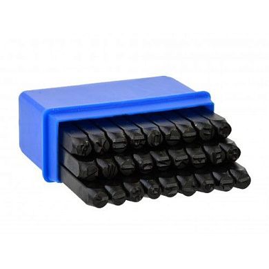 Набор клейм буквы 5мм, 27пр. (G01809) GEKO