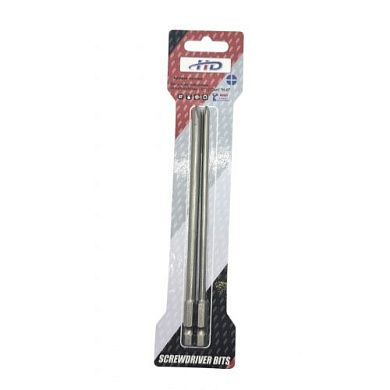 Биты крестообразные PH1+PH2х150мм 1/4" S2 (2шт) (HD-0489) H-D