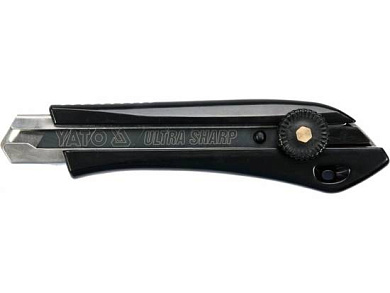 Нож технический, сегм. лезвие, 18мм, SK2H "ULTRA SHARP" (YT-75124) YATO