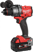 Дрель-шуруповерт ударная аккум. M18 Fuel FPD3-502X (18В, 2 акк. х 5.0 А/ч, 158 Нм, кейс) Milwaukee