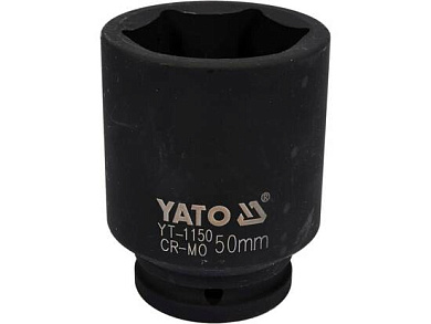 Головка ударн. 3/4" 50мм, L=90мм, 6гр. CrMo (YT-1150) YATO