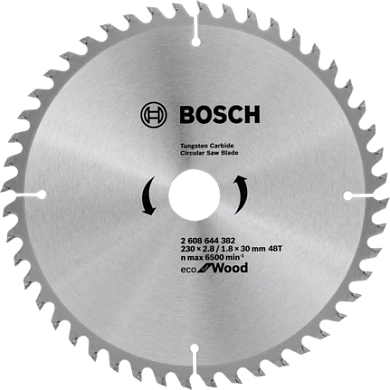 Диск пильный 230х30х48 ECO for Wood (2 608 644 382) BOSCH