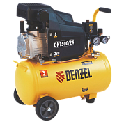 Компрессор воздушный DK1500/24,Х-PRO 1,5 кВт, 230 л/мин, 24 л Denzel