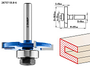Фреза горизонтально-пазовая, D= 50,8мм, высота-6мм, хв.-8мм, d-22мм (28757-50.8-6) ЗУБР