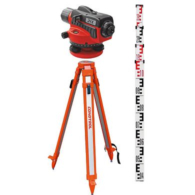 Комплект геодезич. оборуд. Condtrol 24X нивелир 24X, рейка 3 м., штатив S6-2. (2-3-051) CONDTROL
