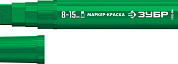Маркер-краска, зеленый, плоский, экстрабольшой объем, толщ. письма 8-15мм "МК-1500" (06329-4) ЗУБР