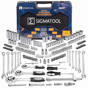Набор инструментов 216пр. 1/4", 3/8", 1/2" (6гр.)(Sigmatool-38841) SIGMATOOL