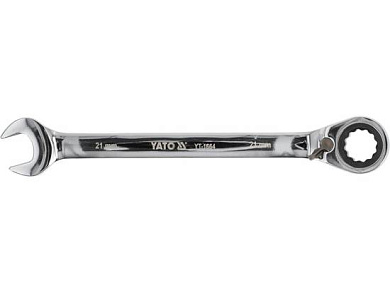 Ключ комбинированный с трещоткой с переключением 21мм (YT-1664) YATO