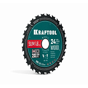 Диск пильный 190х30х1.6x24Т по дереву "Slim Wood Cut" (36955-190-30-24) KRAFTOOL