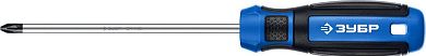 Отвертка " * ", PZ2 x 100 мм, двухкомп. рукоятка "ПРОФЕССИОНАЛ" (25233-2_z01) ЗУБР