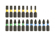 Набор бит ударных 1/4" Hex, 20 пр, L=25мм (HT1S698) HOEGERT