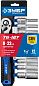 Набор головок с трещоткой и удлинителем 1/2" 8-22мм, удлин., 12пр., на подвесе (27650-H12) ЗУБР фото3