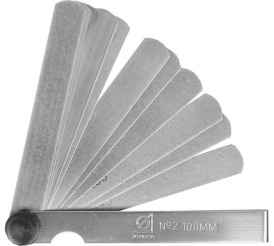 Набор щупов N2 100мм 0.02-0.5мм Эталон