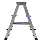 Лестница-стремянка алюмин. двустор., 3 ступ, 640мм, слож.710х440х160мм, (97923) СИБРТЕХ фото3