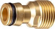 Адаптер штуцерный 1/2, с внешней резьбой, из латуни, BE-12, PROLine (8-426115) GRINDA