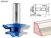 Фреза кромочная для углового сращивания, D= 44,5мм, рабочая длина-19мм, хв.-12мм (28724-44.5) ЗУБР