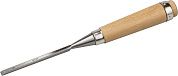 Стамеска-долото "Классик" с деревянной ручкой, хромованадиевая, 8мм, (18096-08) ЗУБР